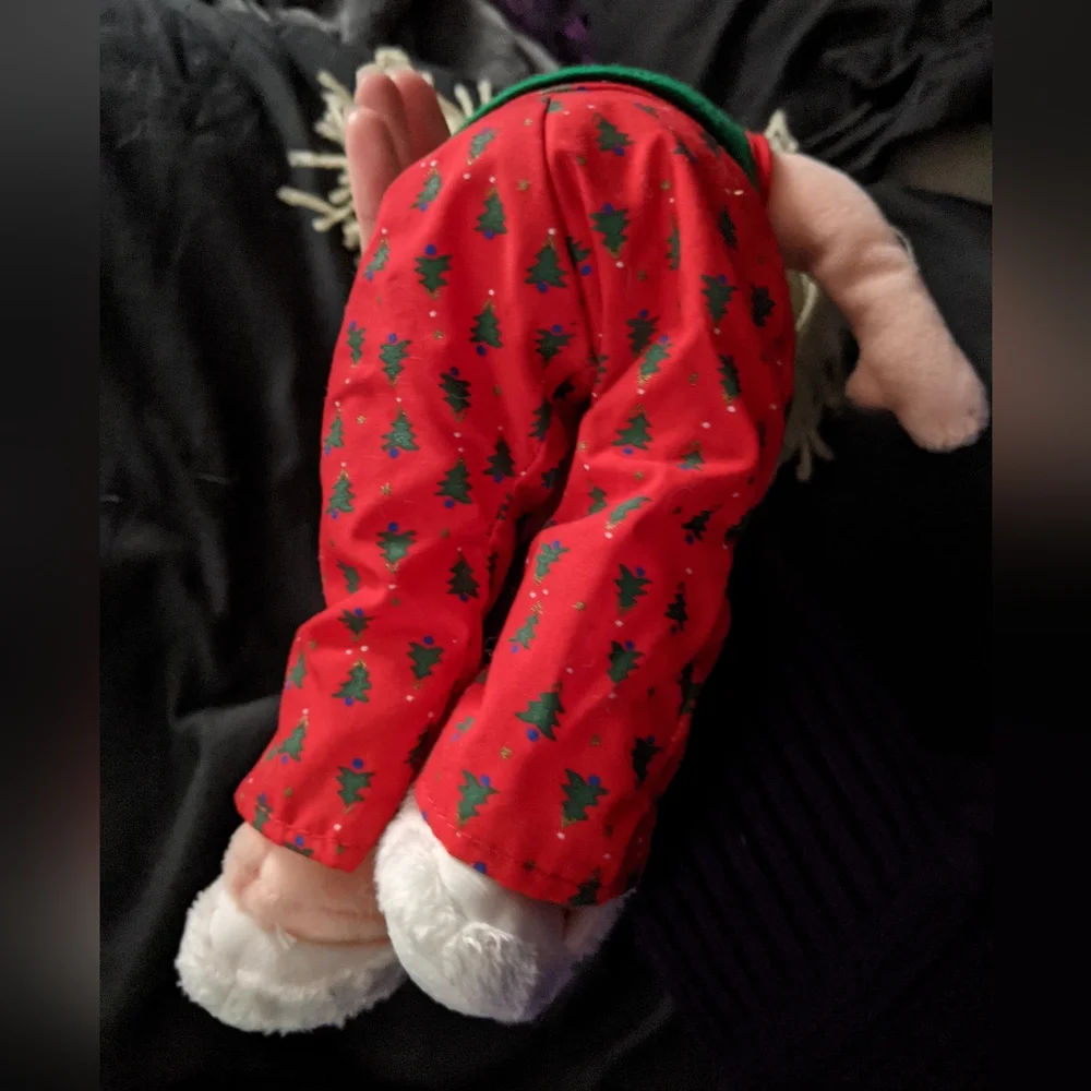 Plush Doll with Red Outfit and Blonde Hair - Picture 6 of 11